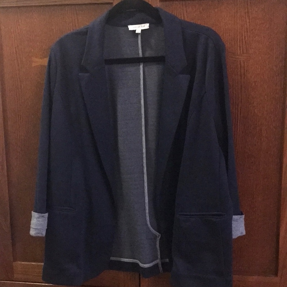 Navy blue blazer